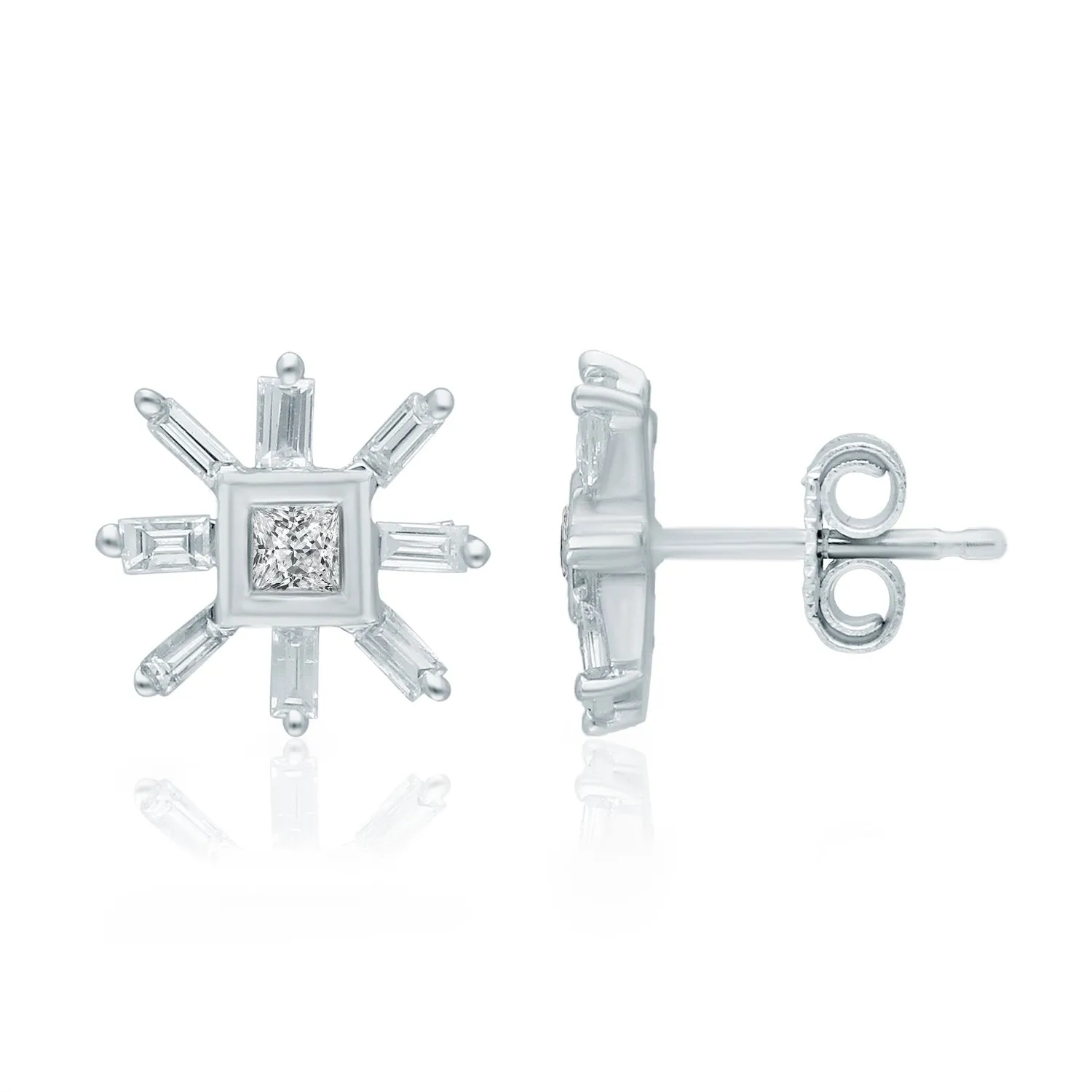 White Gold Diamond Legendary Stud Earrings